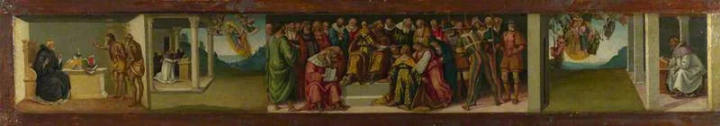 Prädelle: Esther und das Leben des heiligen Hieronymus - Luca Signorelli
