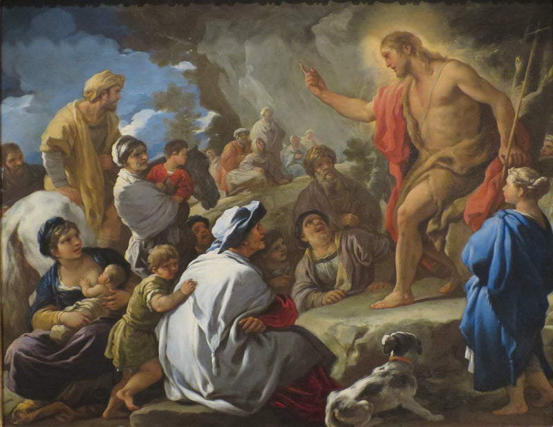 Predigt des heiligen Johannes des Täufers - Luca Giordano