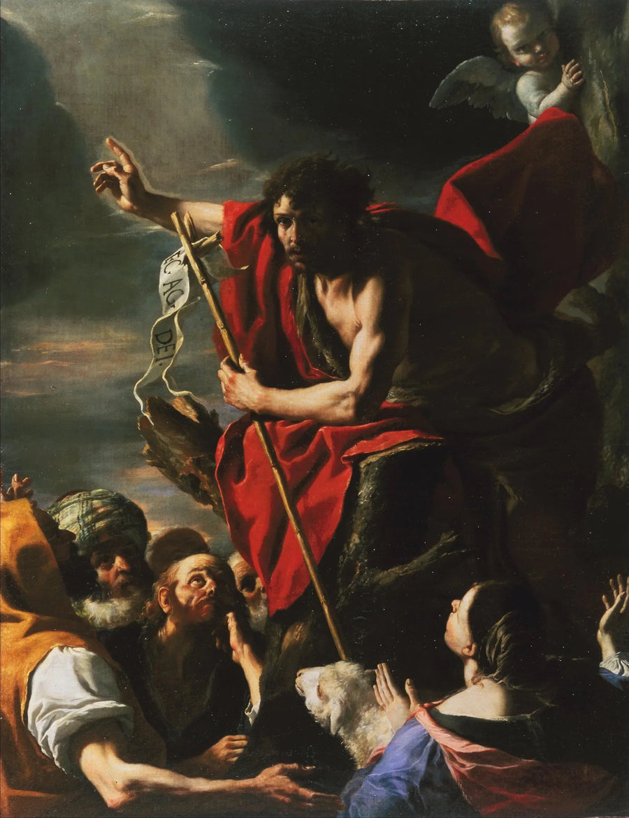 Predigt des heiligen Johannes des Täufers - Mattia Preti