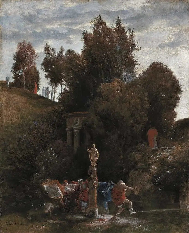 Römischer Maifeiertag - Arnold Böcklin