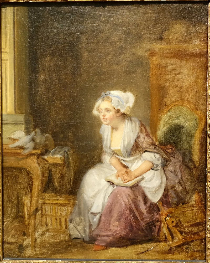 Erste Liebeslektion - Jean-Baptiste Greuze