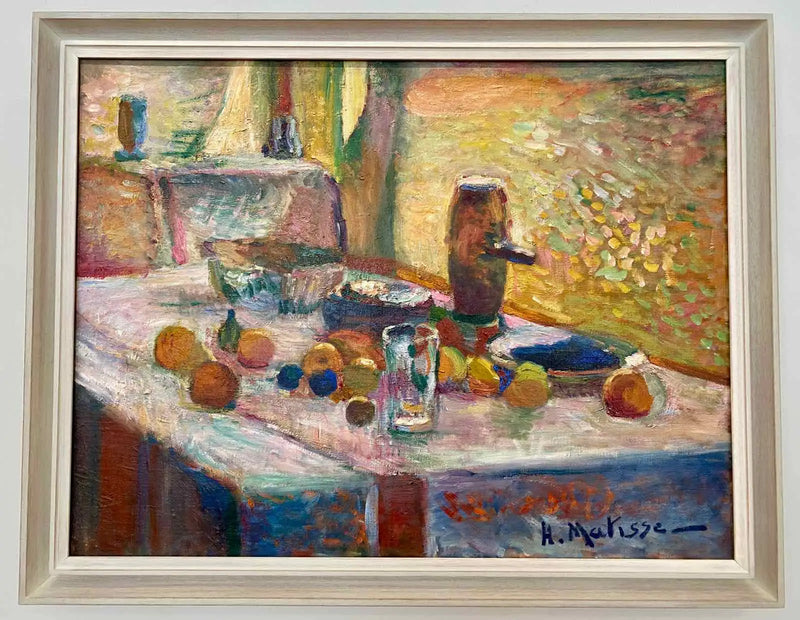 Erste orangefarbene Stillleben - Henri Matisse
