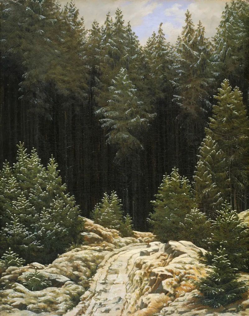 Erster Schnee - Caspar David Friedrich
