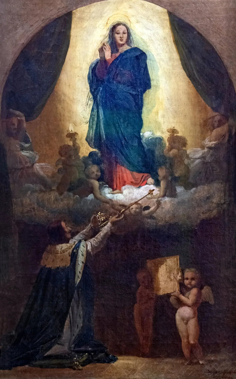 Erster Gedanke des Gelübdes von Ludwig XIII. - Jean-Auguste-Dominique Ingres