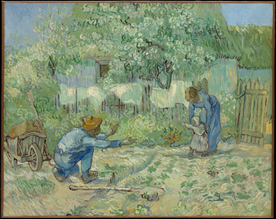 Erste Schritte, nach Millet - Vincent van Gogh