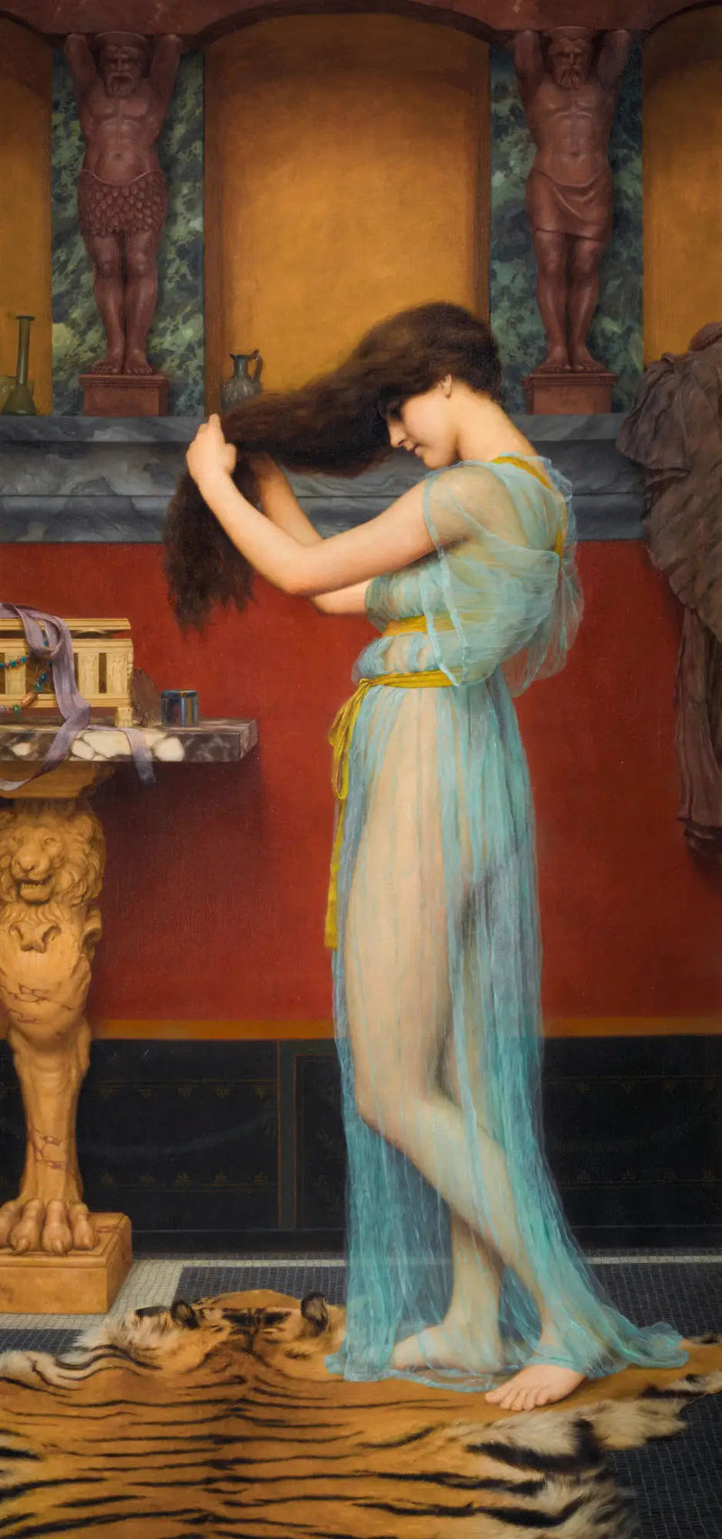 Badvorbereitung - John William Godward