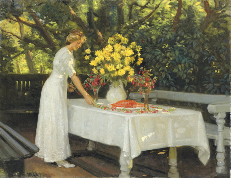 Mittagessen vorbereiten. -Michael Peter Ancher