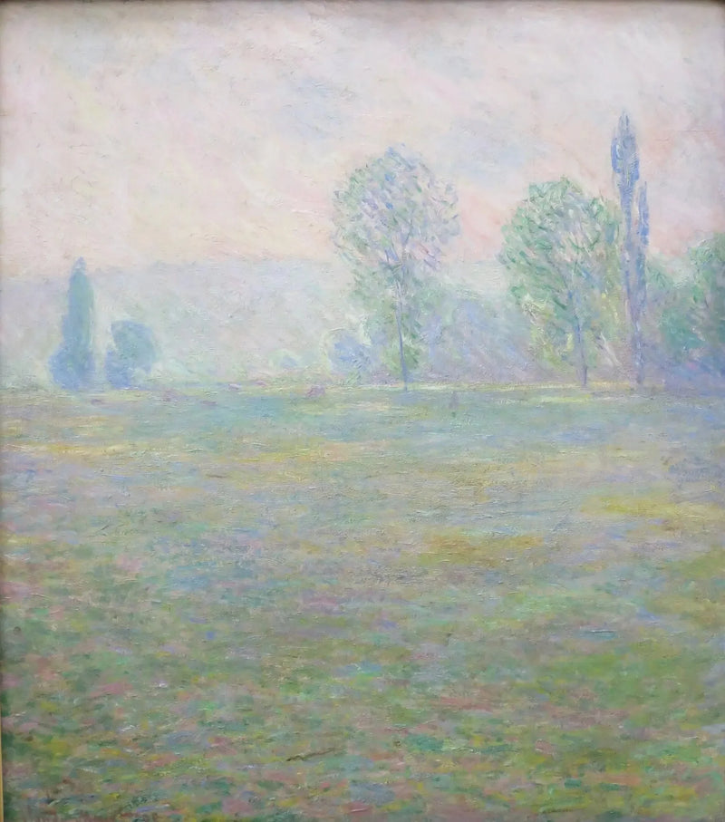Wiesen bei Giverny - Claude Monet
