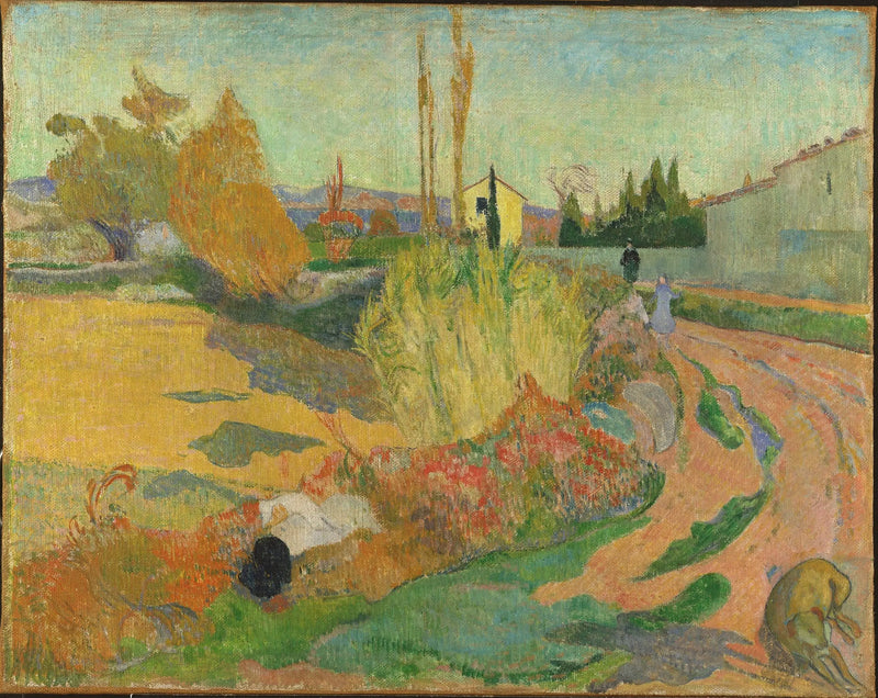 Nahe Arles, oder Das Mas d'Arles - Paul Gauguin