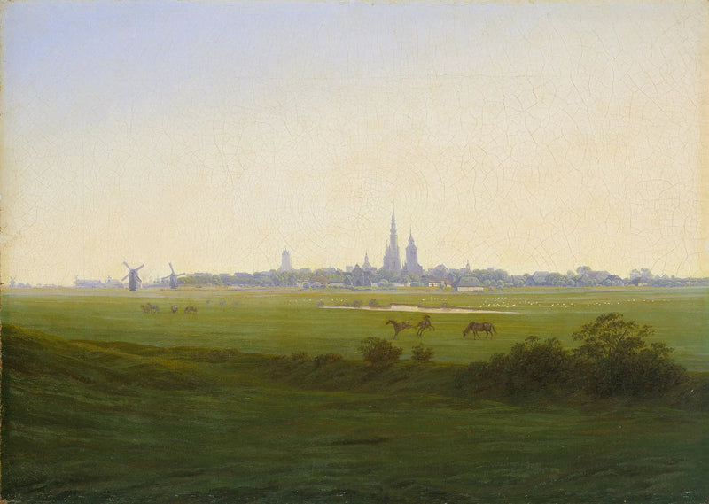 Nahe Greifswald - Caspar David Friedrich