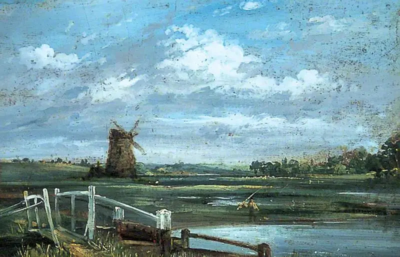 In der Nähe von Haddon, Derbyshire (?) - John Constable