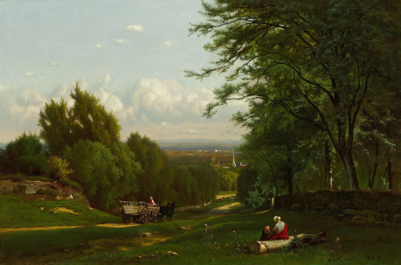 In der Nähe von Leeds, New York - George Inness