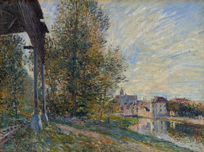 Nahe Moret-sur-Loing - Alfred Sisley