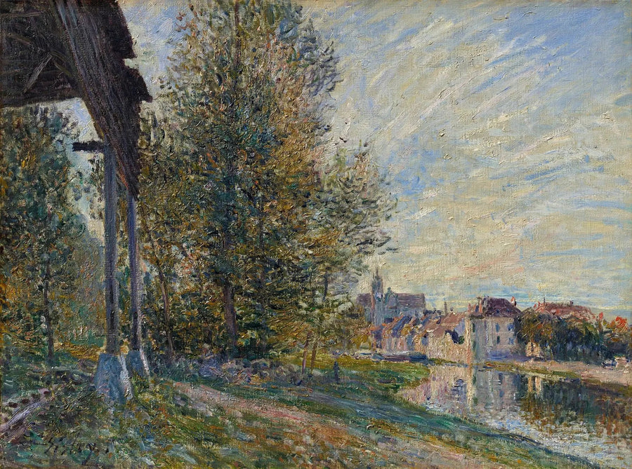 Nahe Moret-sur-Loing - Alfred Sisley