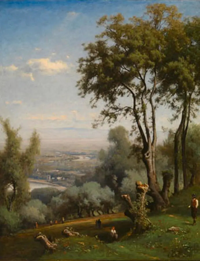 In der Nähe von Perugia, Italien - George Inness