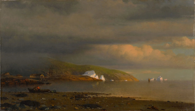 In der Nähe des Kap St. Johns, Labrador-Küste - William Bradford