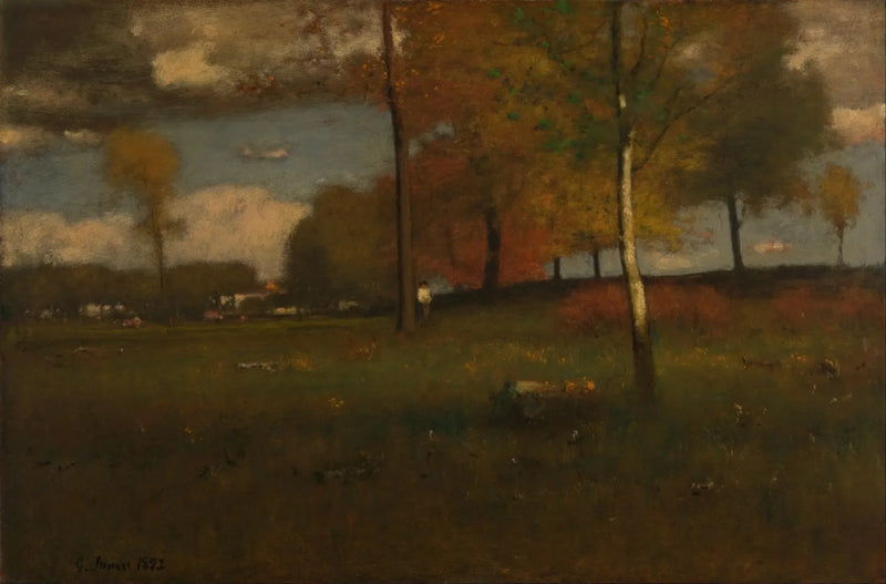 In der Nähe des Dorfes, Oktober - George Inness