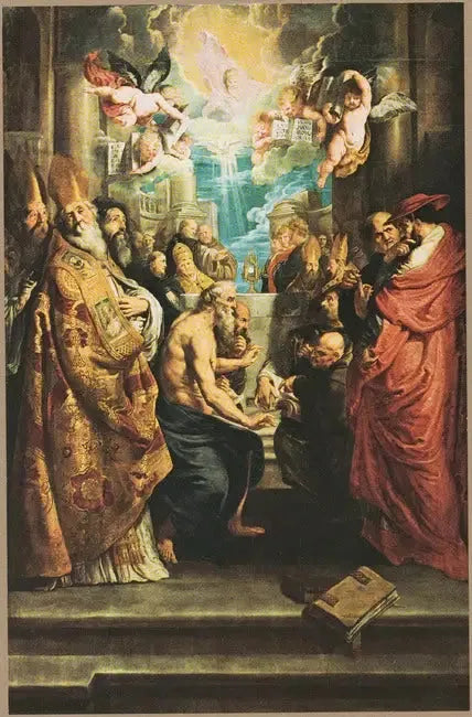 Echte Präsenz im Heiligen Sakrament - Peter Paul Rubens