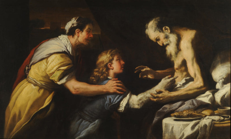 Vorstellung von Jakob an Isaak - Luca Giordano
