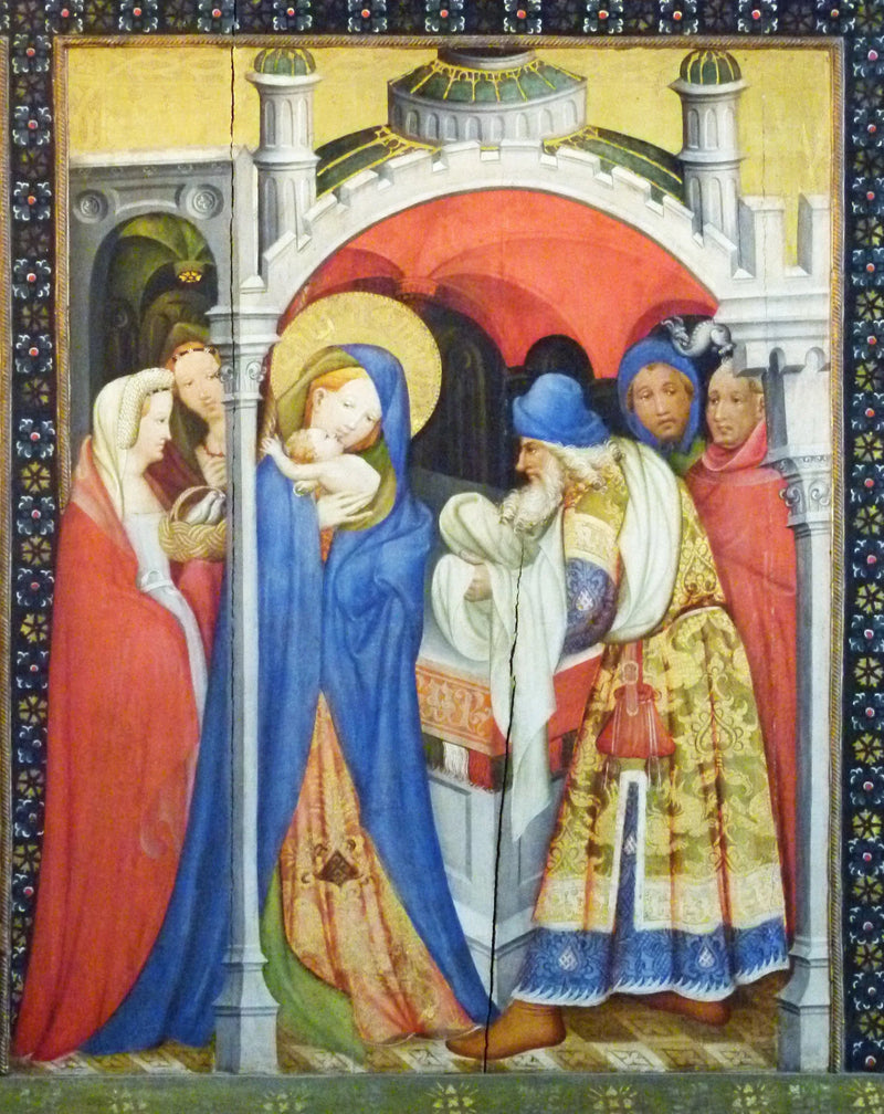 Darstellung der Präsentation Jesu im Tempel - Conrad von Soest