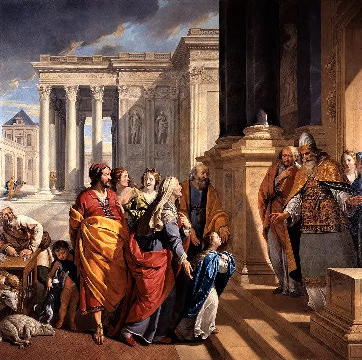 Präsentation der Jungfrau im Tempel - Philippe de Champaigne