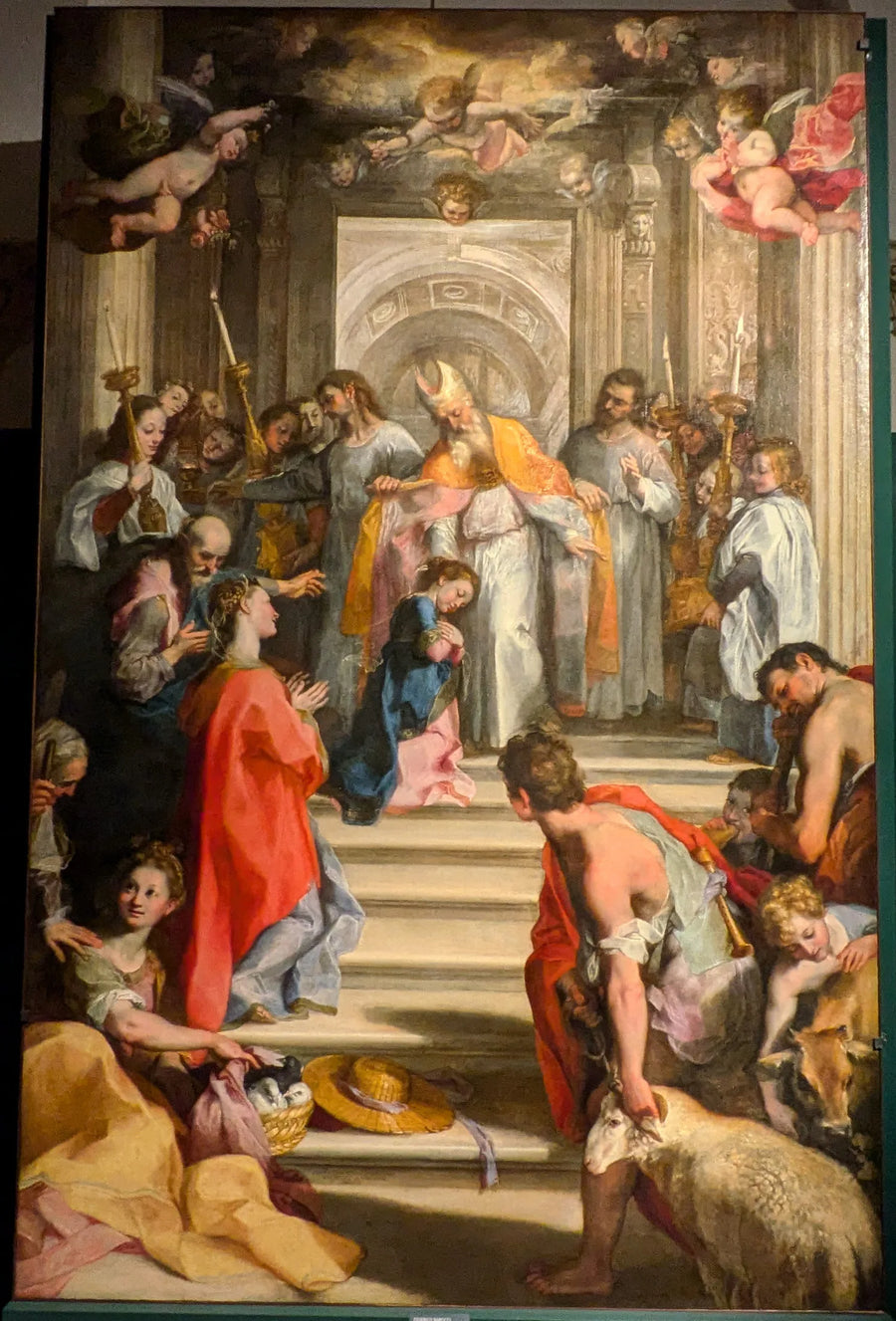 Darstellung der Jungfrau Maria im Tempel - Federico Barroci