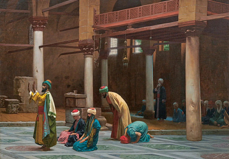 Gebet in der Moschee - Jean-Léon Gérôme