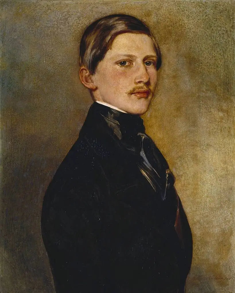 Prince Frédéric-Guillaume de Prusse (1831-1888) - Franz Xaver Winterhalter image 1 copie peinte à la main à l’huile