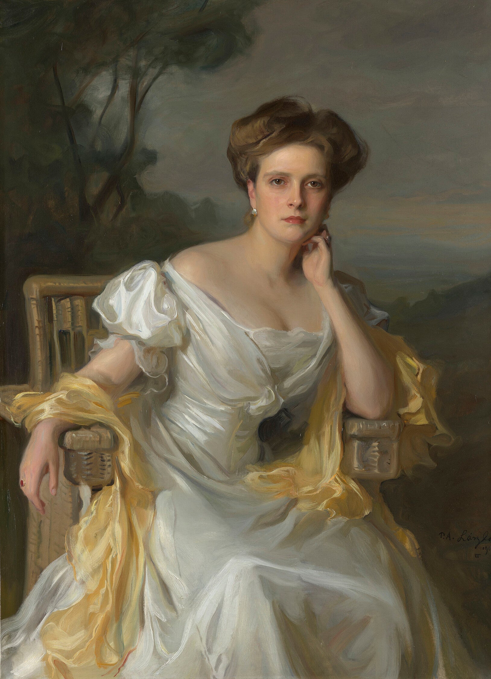 Princesse André de Grèce (1885-1969) - Philip de László image 1 copie peinte à la main à l’huile