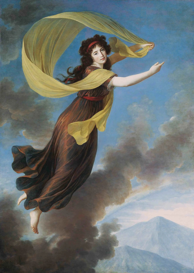 Prinzessin Karoline von Liechtenstein (1768-1831), née Gräfin von Manderscheidt-Blankenheim in der Rolle von Iris - Élisabeth Vigée Le Brun