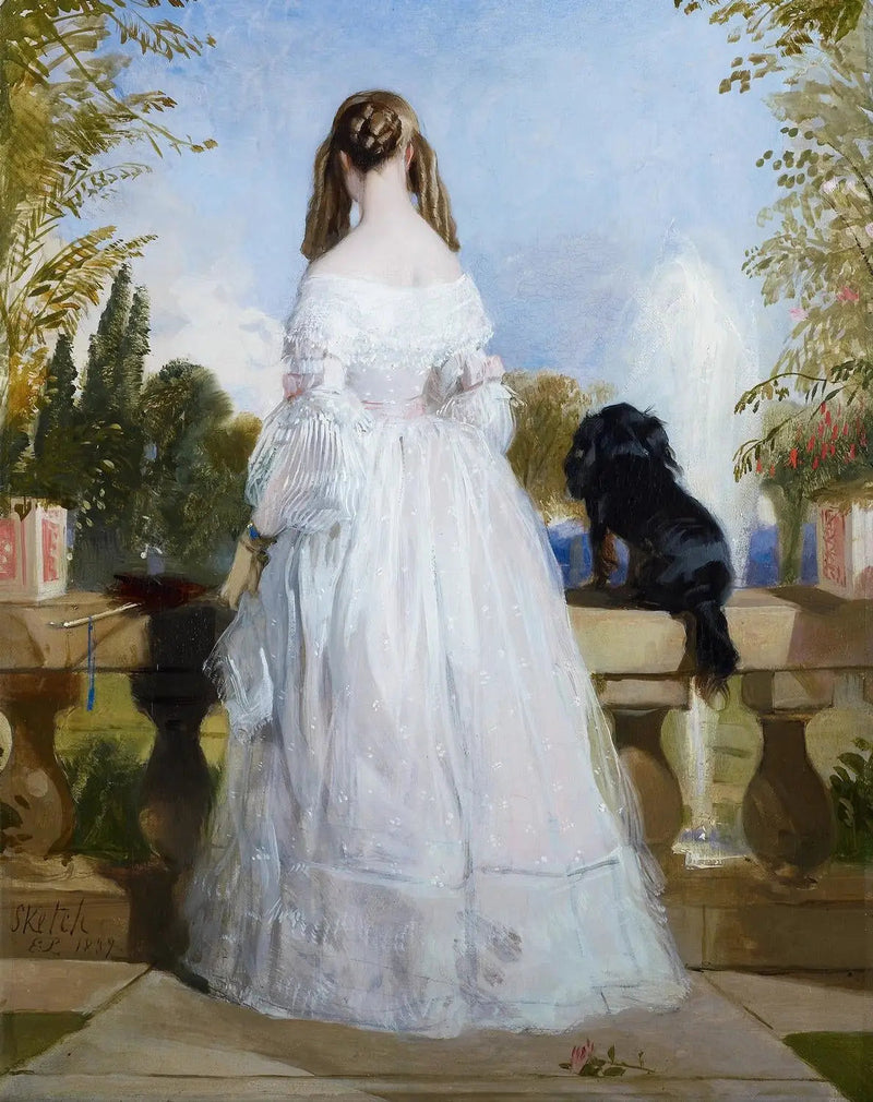 Prinzessin Viktoria von Sachsen-Coburg und Gotha (1822-1857) - Edwin Henry Landseer
