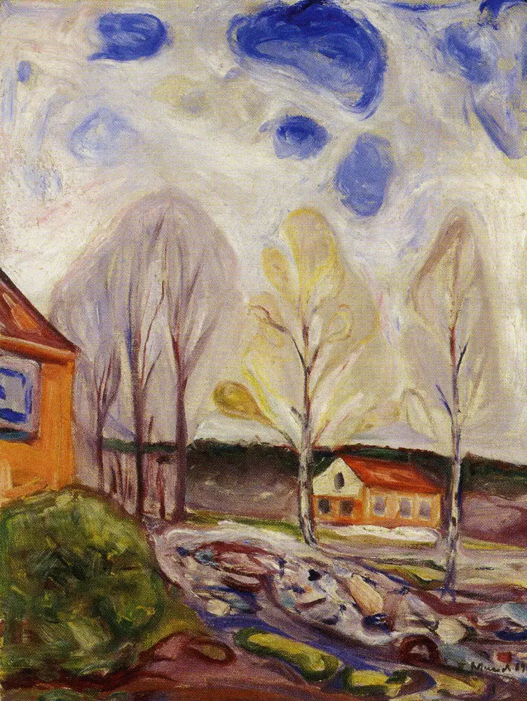 Frühling in Åsgårdstrand - Edvard Munch