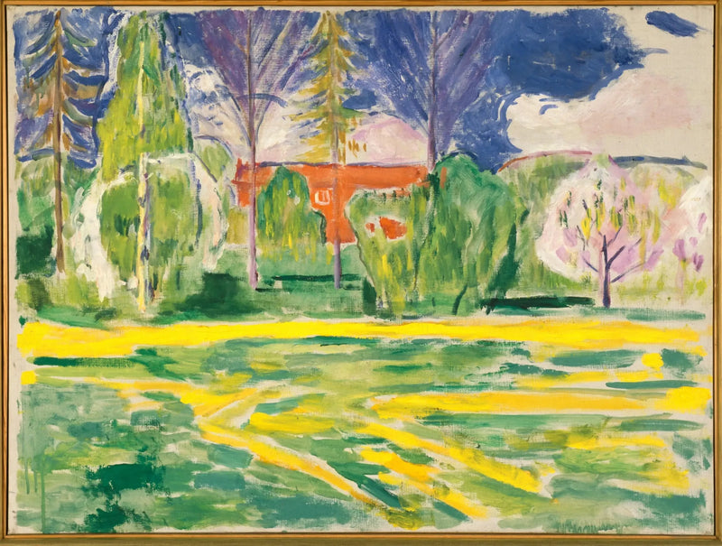 Frühling in Ekely - Edvard Munch