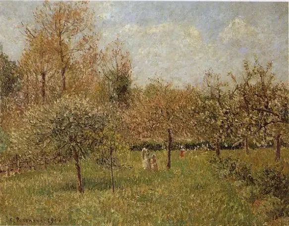 Frühling in Éragny - Camille Pissarro