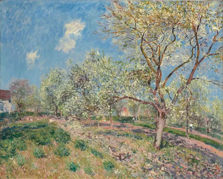 Frühling in Veneux - Alfred Sisley