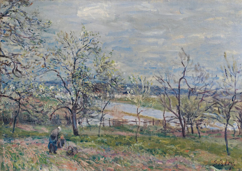 Frühling in Veneux-Nadon - Alfred Sisley