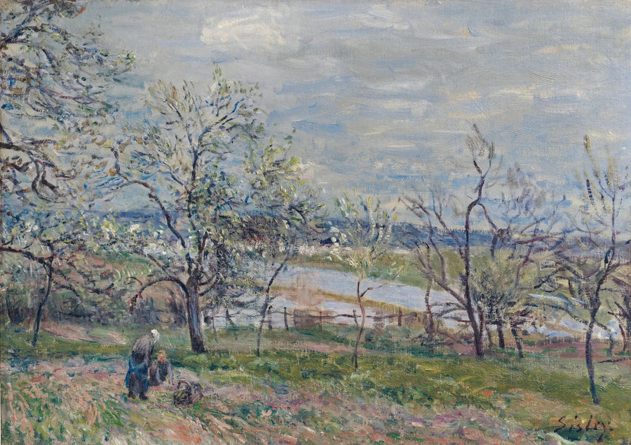 Frühling in Veneux-Nadon - Alfred Sisley