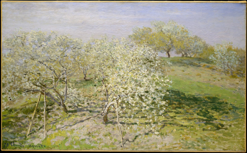 Frühling (Blühende Obstbäume) W271 - Claude Monet