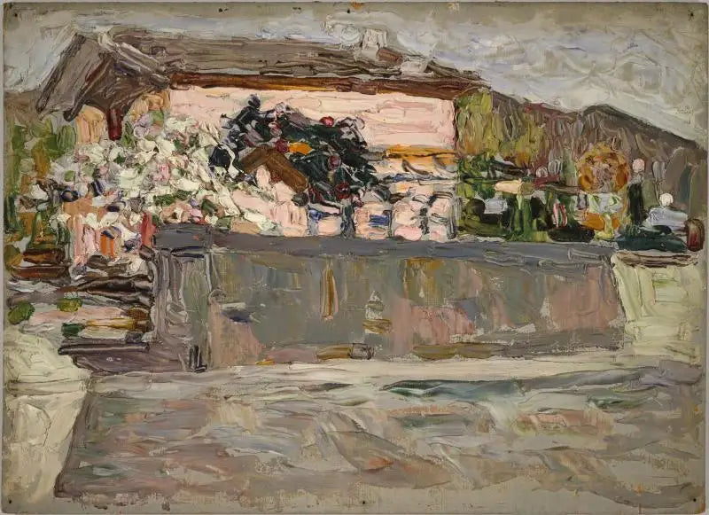 Frühling, in der Nähe von Augsburg - Vassily Kandinsky