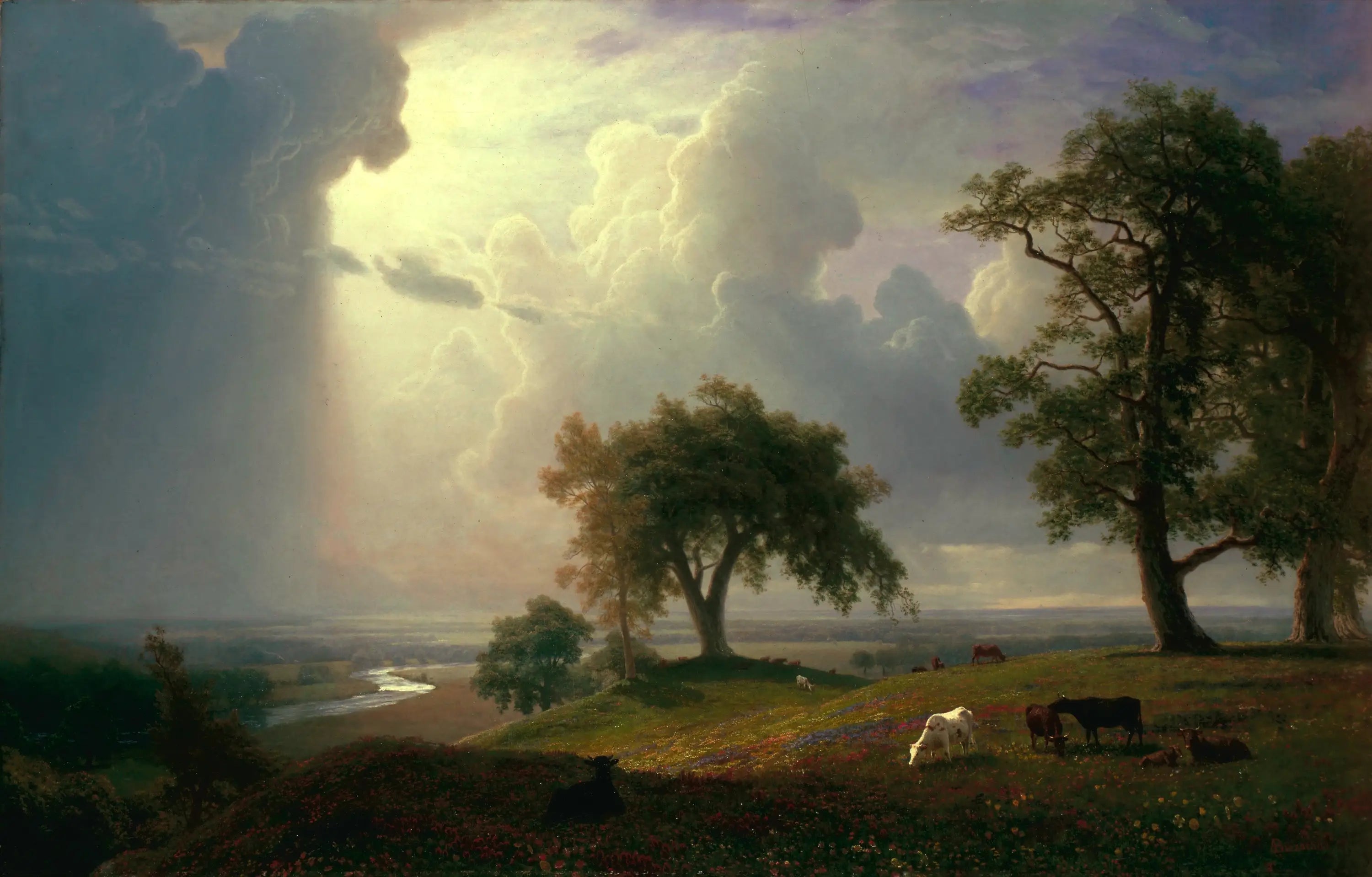 Printemps californien - Albert Bierstadt - Alpha Reproduction