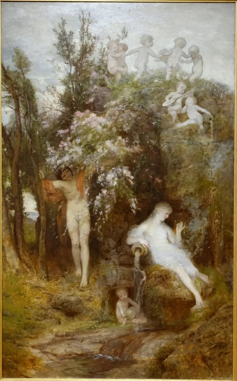 Frühling der Liebe - Arnold Böcklin