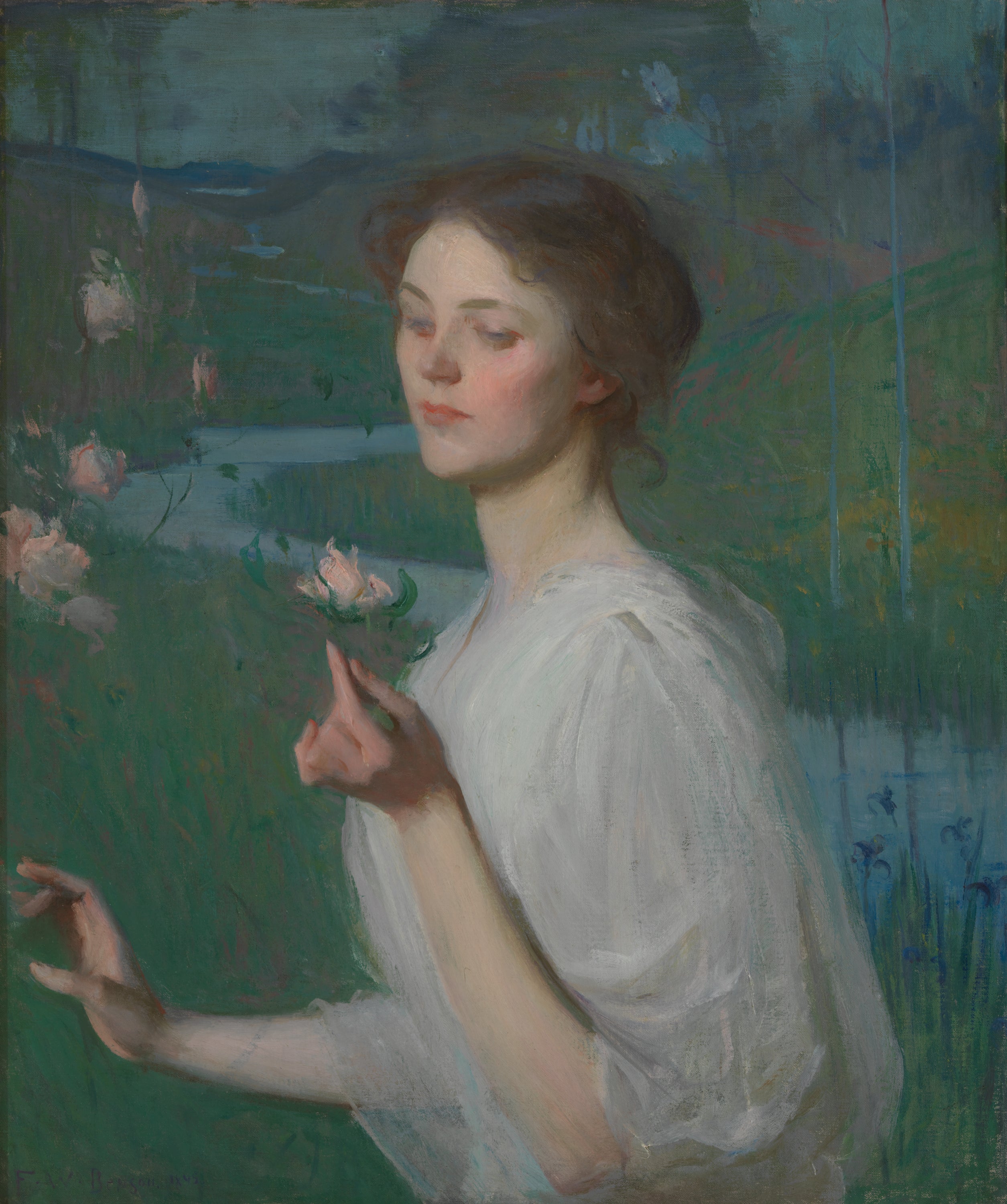 Printemps - Frank Weston Benson image 1 tableau peint à l’huile sur toile