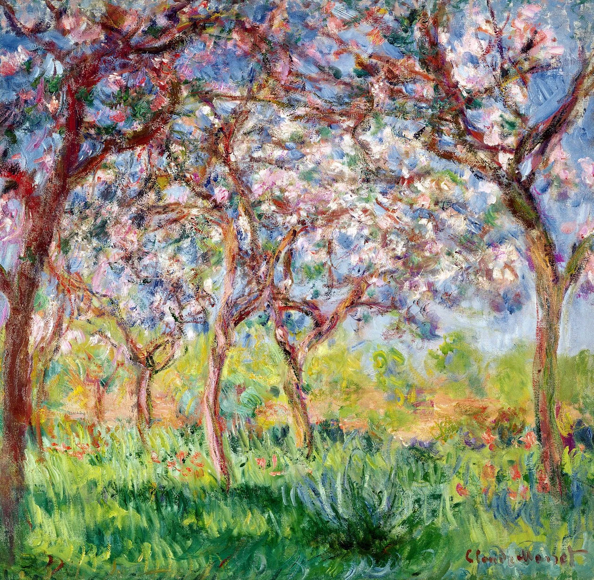 Frühling in Giverny, 1903 - Claude Monet