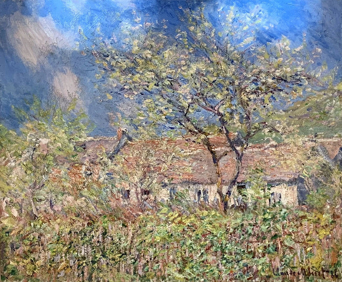 Frühling in Giverny W1062 - Claude Monet