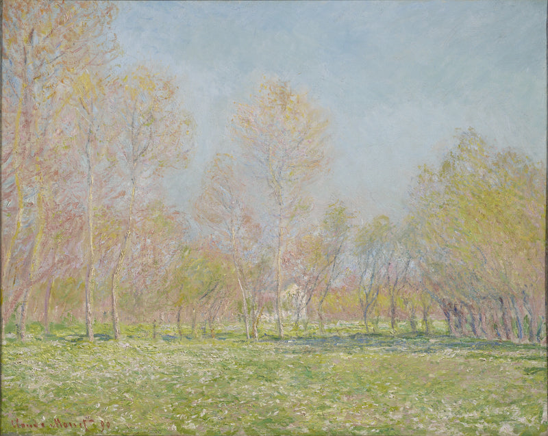 Frühling in Giverny W1243 - Claude Monet