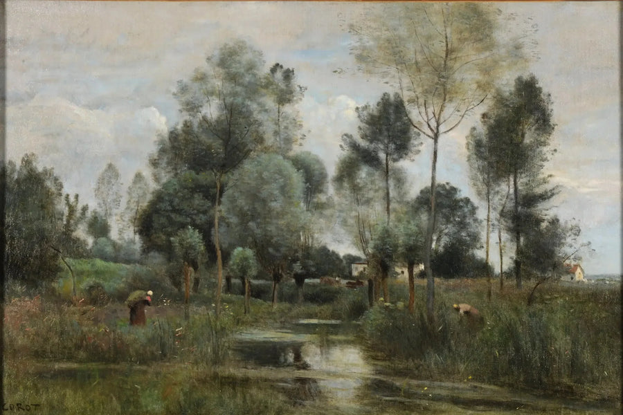 Frühling. La Saulaie - Jean-Baptiste Camille Corot