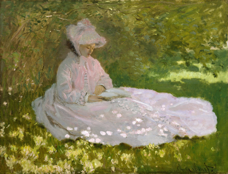 Frühling oder Der W205 E-Reader - Claude Monet