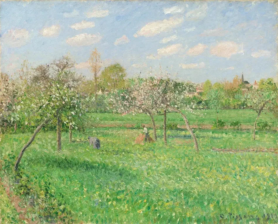 Frühling, Morgen, Sonne, Éragny - Camille Pissarro