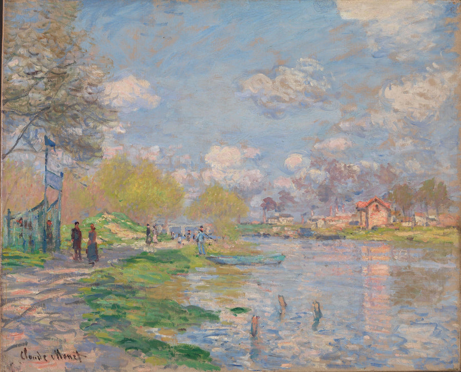 Der Frühling an der Seine - Claude Monet