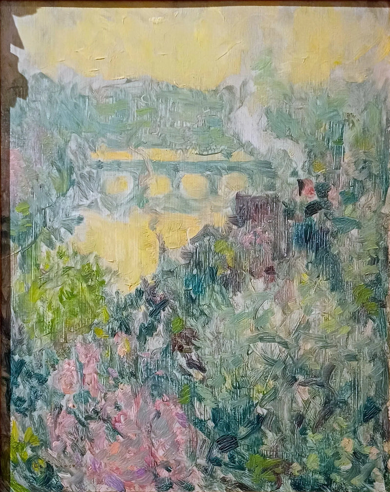 Frühling am Seine-Ufer - Henri Le Sidaner